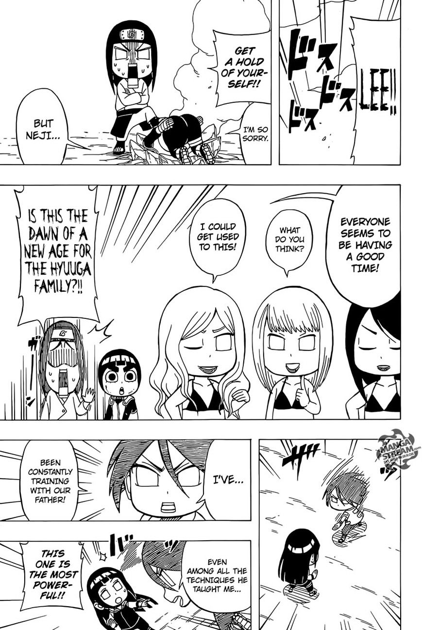 Rock Lee no Seishun Full-Power Ninden Chapter 34 page 15 - Chapter 34: Huuga Hinata Vs. Hyuuga Hanabi!!