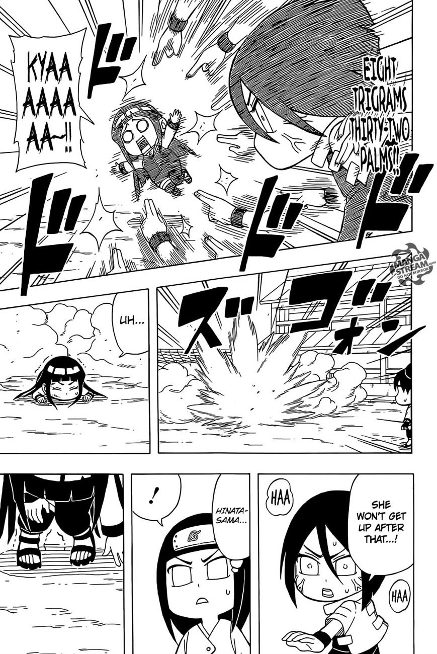 Rock Lee no Seishun Full-Power Ninden Chapter 34 page 19 - Chapter 34: Huuga Hinata Vs. Hyuuga Hanabi!!