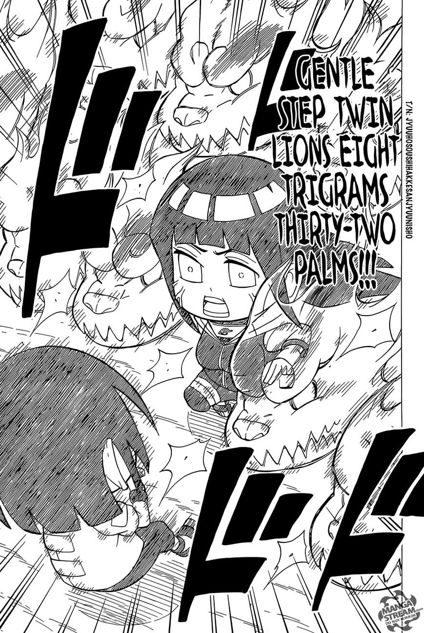 Rock Lee no Seishun Full-Power Ninden Chapter 34 page 21 - Chapter 34: Huuga Hinata Vs. Hyuuga Hanabi!!