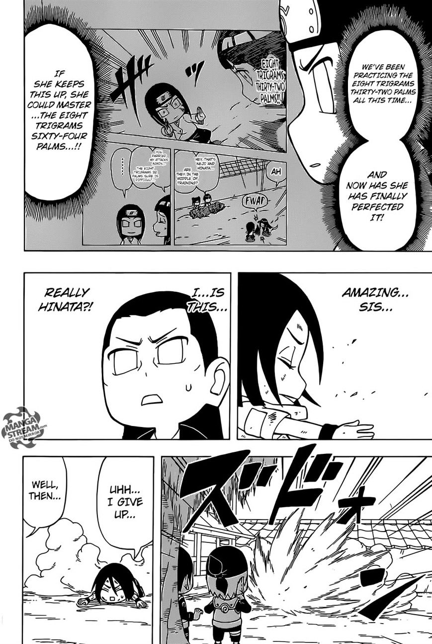 Rock Lee no Seishun Full-Power Ninden Chapter 34 page 22 - Chapter 34: Huuga Hinata Vs. Hyuuga Hanabi!!