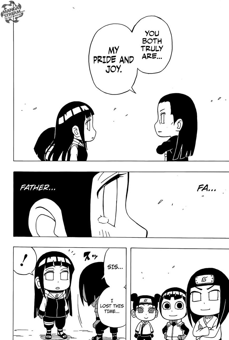 Rock Lee no Seishun Full-Power Ninden Chapter 34 page 23 - Chapter 34: Huuga Hinata Vs. Hyuuga Hanabi!!