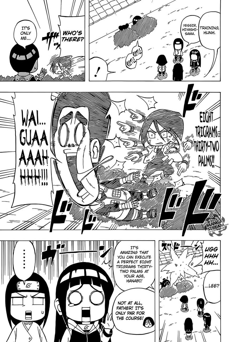 Rock Lee no Seishun Full-Power Ninden Chapter 34 page 5 - Chapter 34: Huuga Hinata Vs. Hyuuga Hanabi!!
