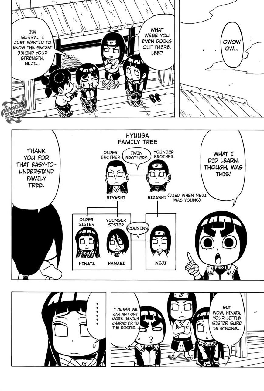 Rock Lee no Seishun Full-Power Ninden Chapter 34 page 6 - Chapter 34: Huuga Hinata Vs. Hyuuga Hanabi!!