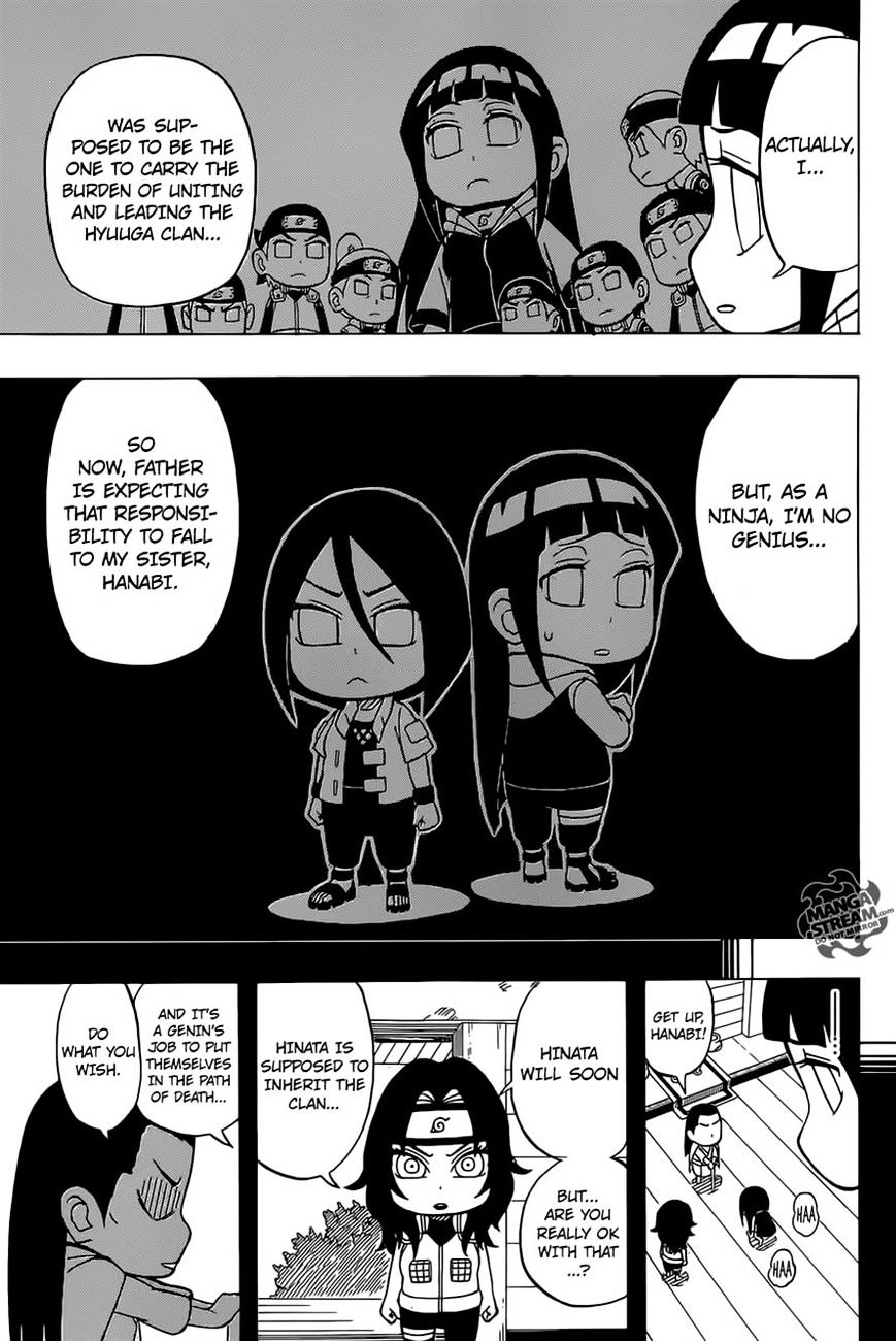 Rock Lee no Seishun Full-Power Ninden Chapter 34 page 7 - Chapter 34: Huuga Hinata Vs. Hyuuga Hanabi!!
