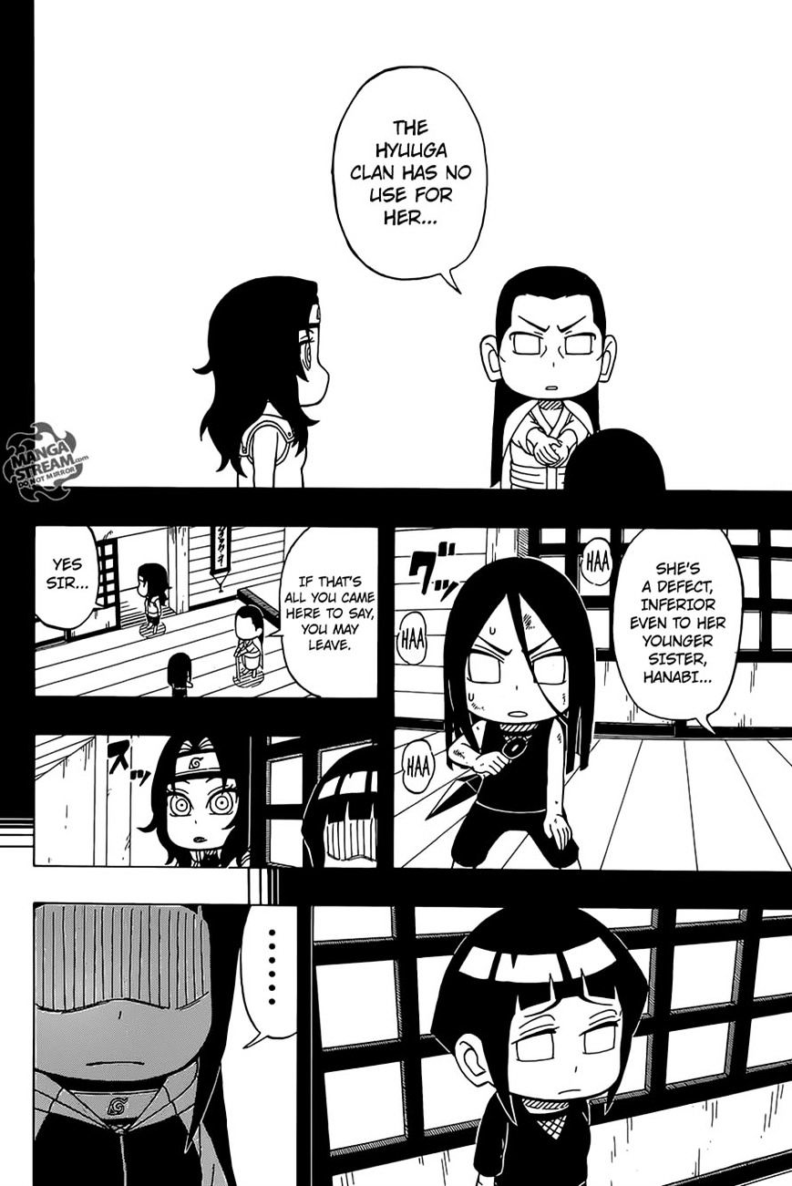 Rock Lee no Seishun Full-Power Ninden Chapter 34 page 8 - Chapter 34: Huuga Hinata Vs. Hyuuga Hanabi!!