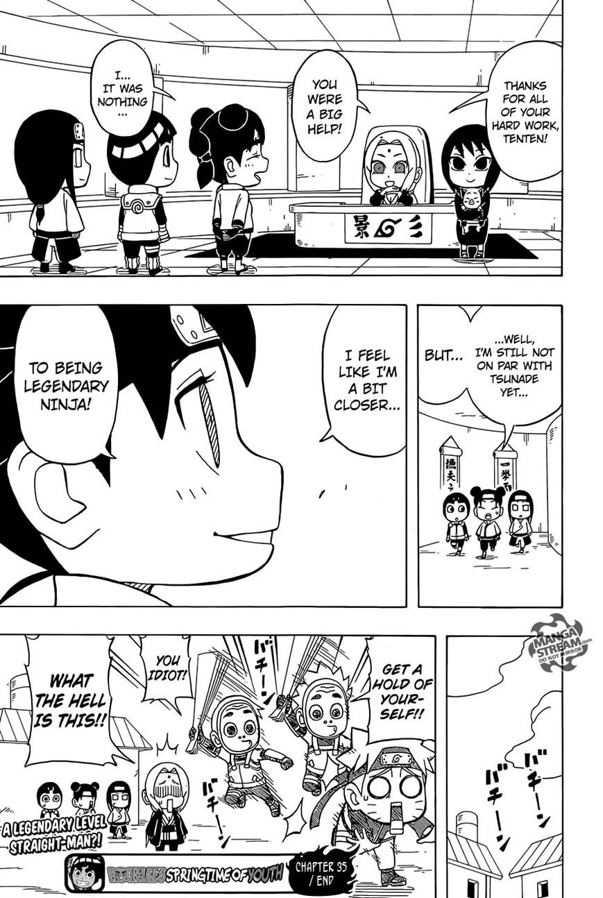Rock Lee no Seishun Full-Power Ninden Chapter 35 page 23 - Chapter 35: Legendary Ninja!