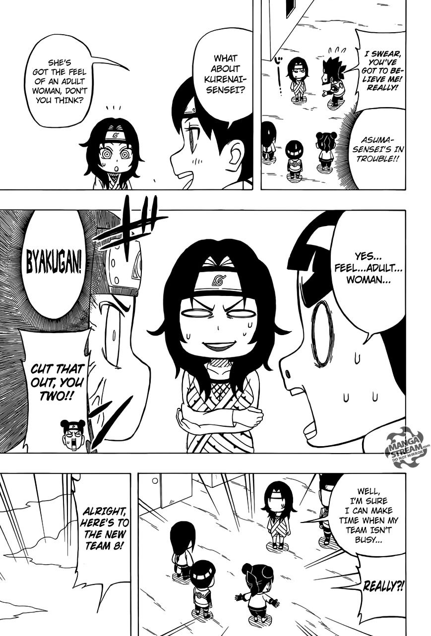 Rock Lee no Seishun Full-Power Ninden Chapter 36 page 10 - Chapter 36: Adults!!