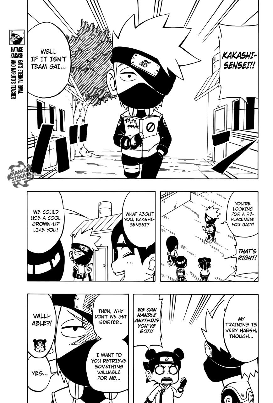 Rock Lee no Seishun Full-Power Ninden Chapter 36 page 12 - Chapter 36: Adults!!