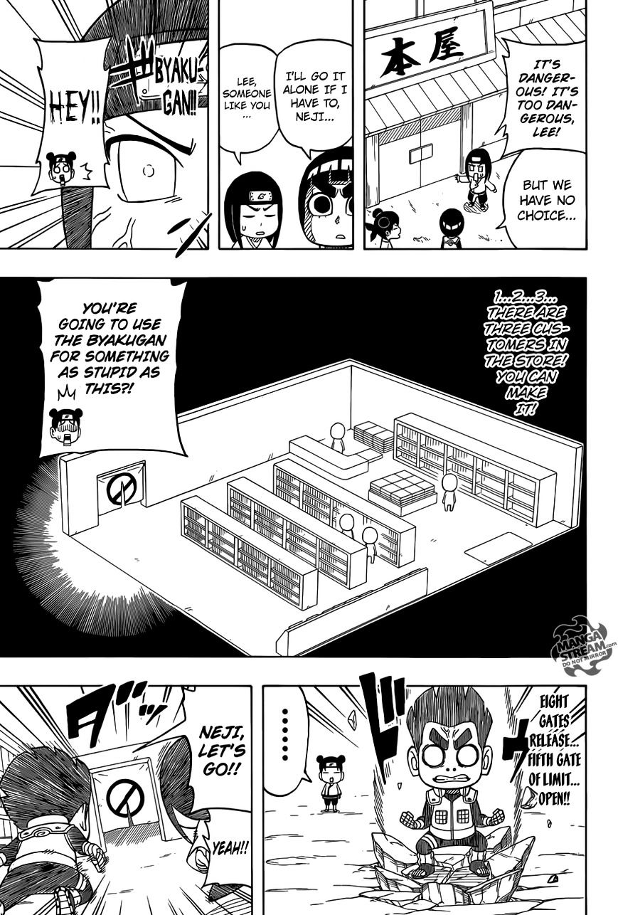 Rock Lee no Seishun Full-Power Ninden Chapter 36 page 14 - Chapter 36: Adults!!