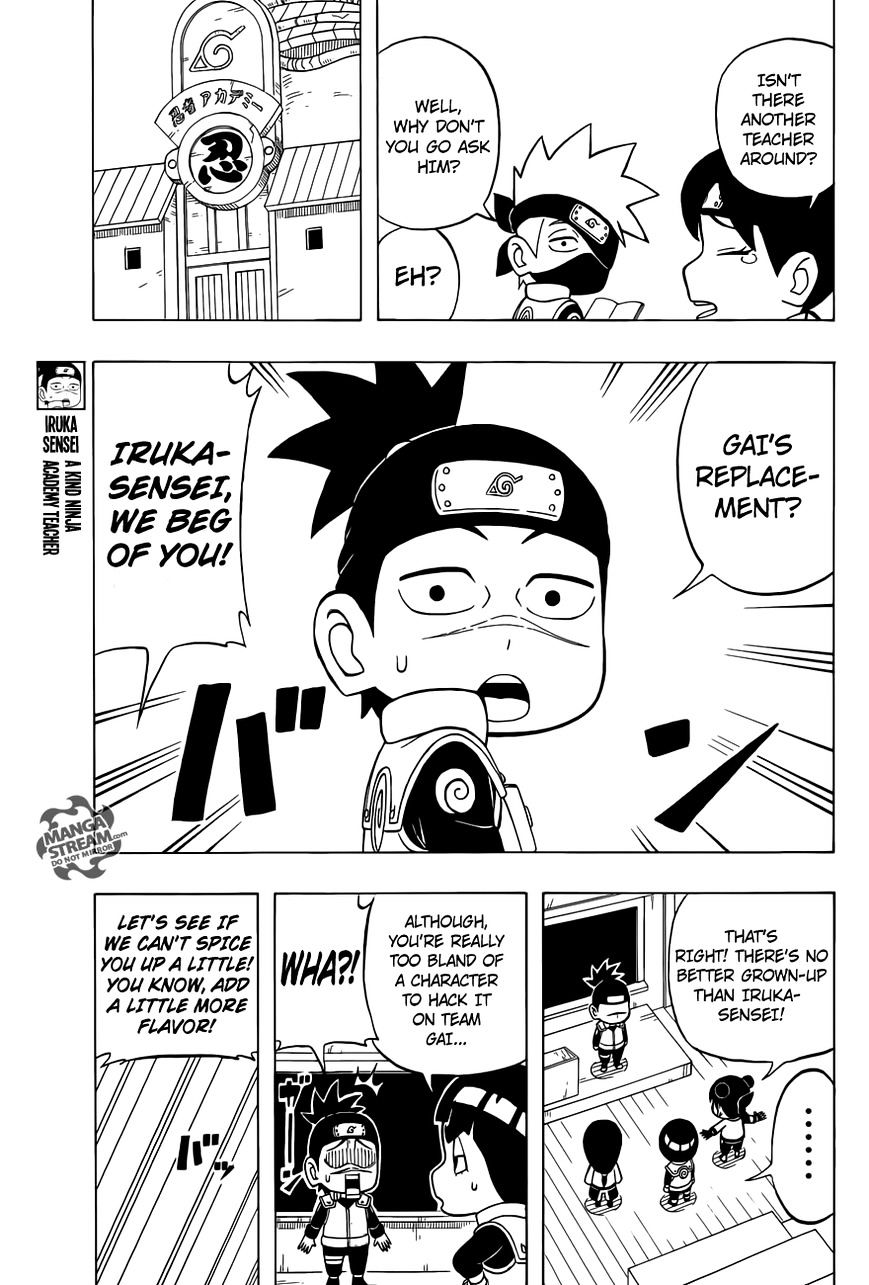 Rock Lee no Seishun Full-Power Ninden Chapter 36 page 15 - Chapter 36: Adults!!
