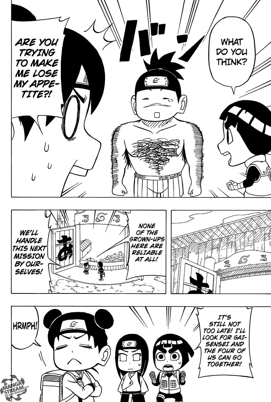 Rock Lee no Seishun Full-Power Ninden Chapter 36 page 16 - Chapter 36: Adults!!