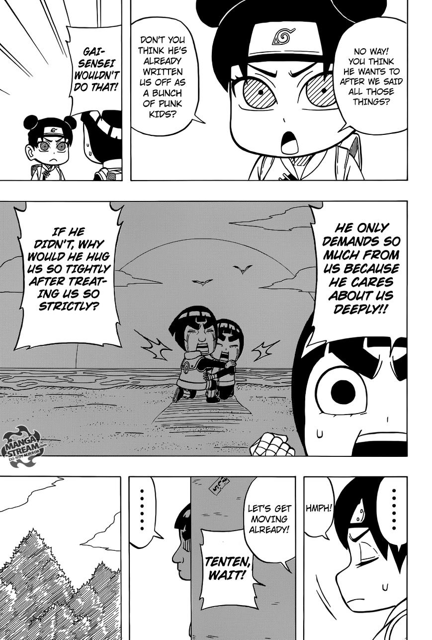 Rock Lee no Seishun Full-Power Ninden Chapter 36 page 17 - Chapter 36: Adults!!