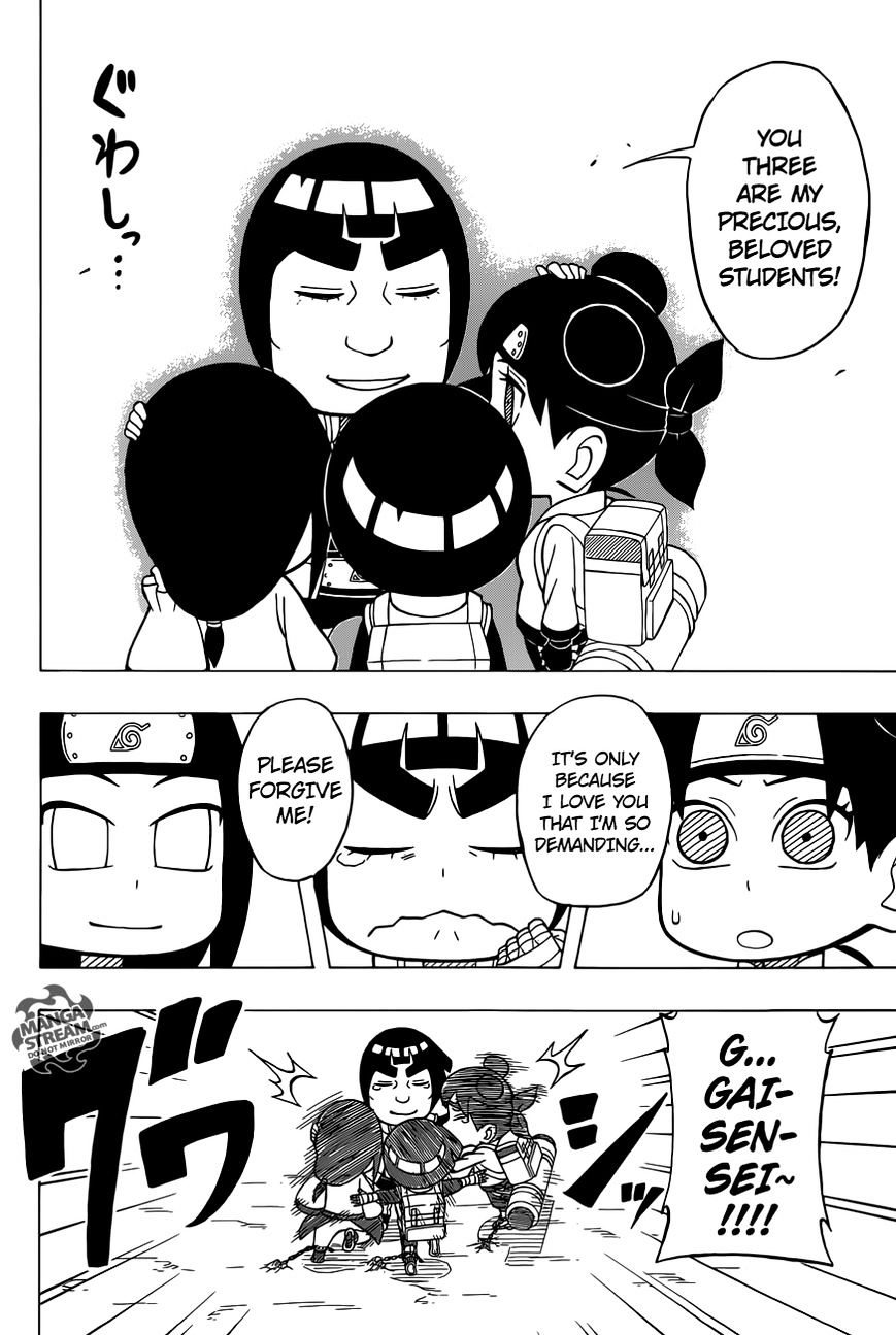Rock Lee no Seishun Full-Power Ninden Chapter 36 page 22 - Chapter 36: Adults!!