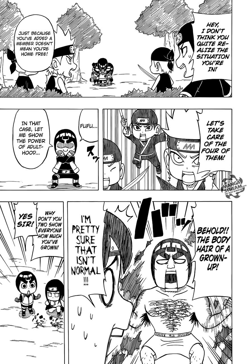 Rock Lee no Seishun Full-Power Ninden Chapter 36 page 23 - Chapter 36: Adults!!
