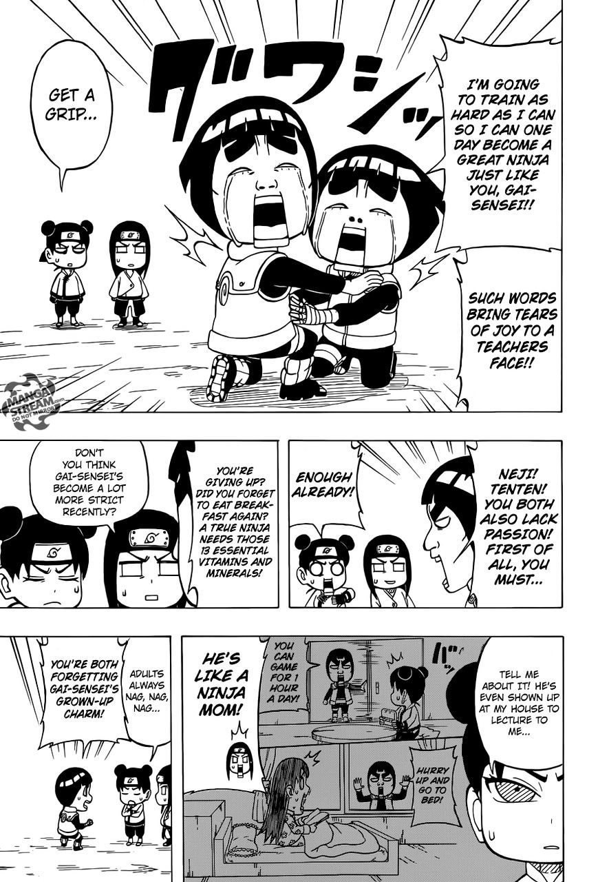 Rock Lee no Seishun Full-Power Ninden Chapter 36 page 4 - Chapter 36: Adults!!