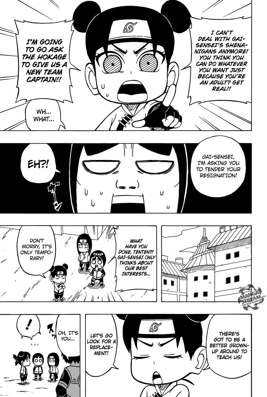 Rock Lee no Seishun Full-Power Ninden Chapter 36 page 6 - Chapter 36: Adults!!