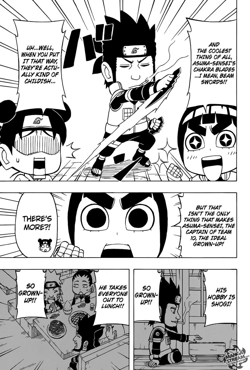 Rock Lee no Seishun Full-Power Ninden Chapter 36 page 8 - Chapter 36: Adults!!
