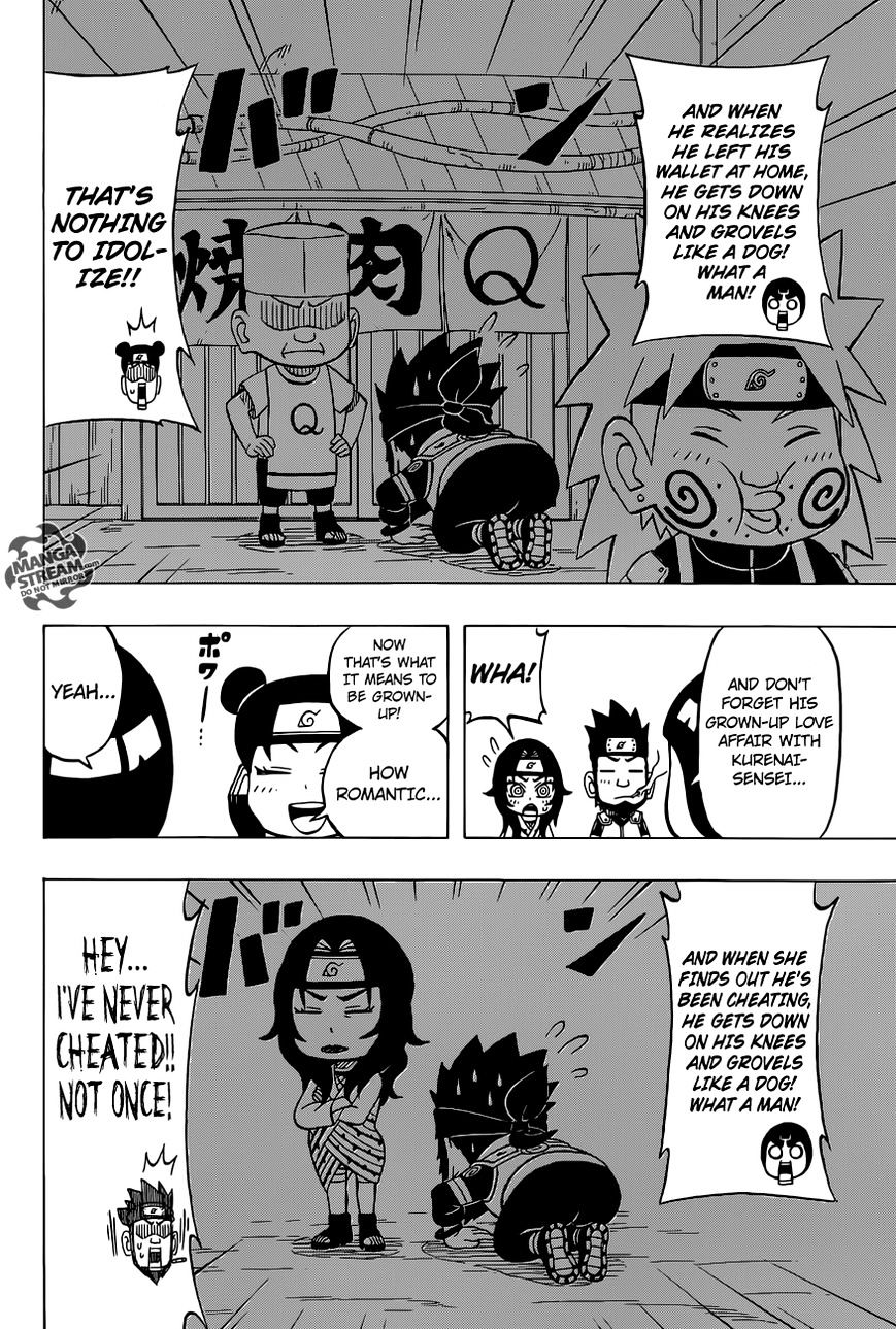 Rock Lee no Seishun Full-Power Ninden Chapter 36 page 9 - Chapter 36: Adults!!