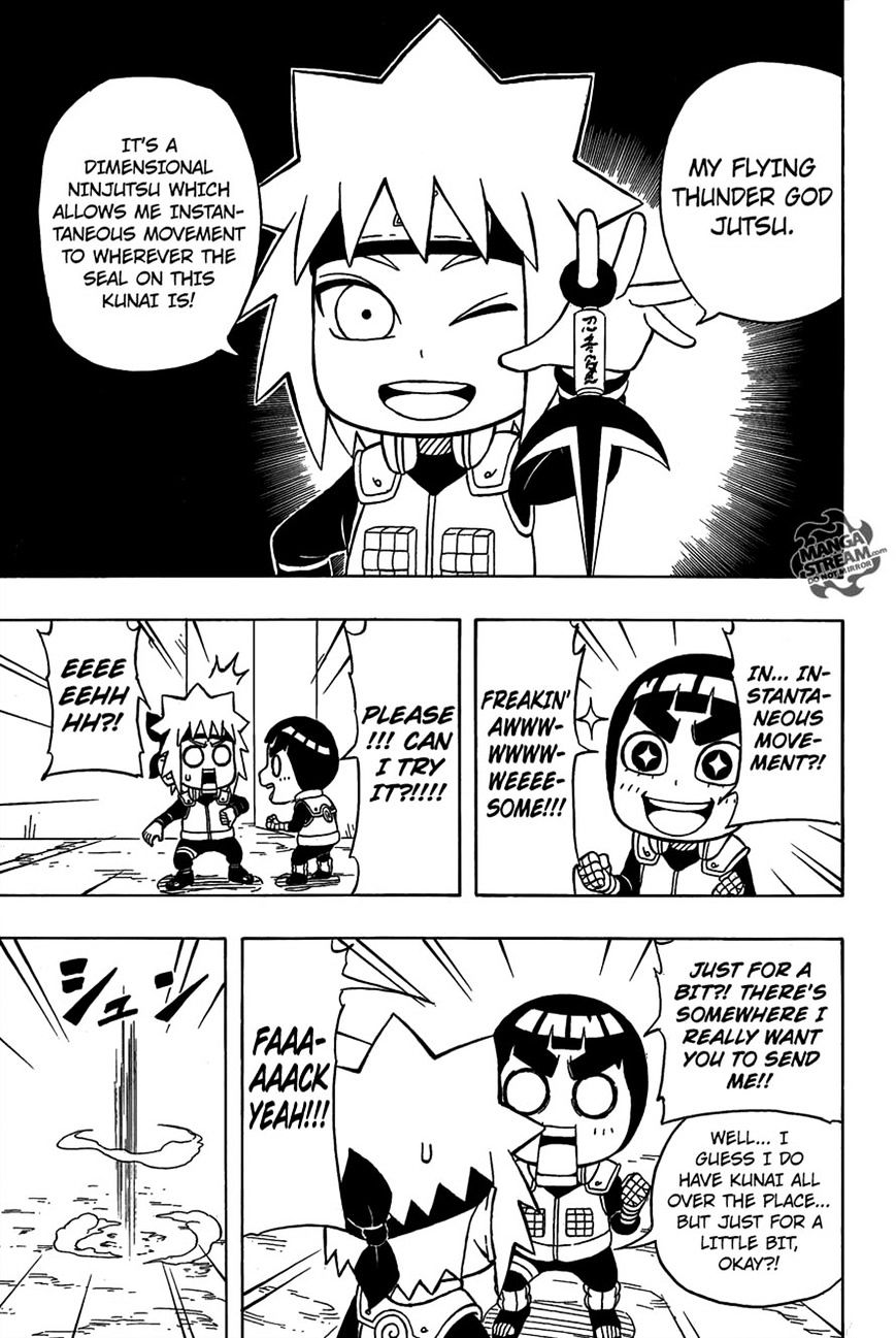 Rock Lee no Seishun Full-Power Ninden Chapter 37 page 15 - Chapter 37: Time Warp!