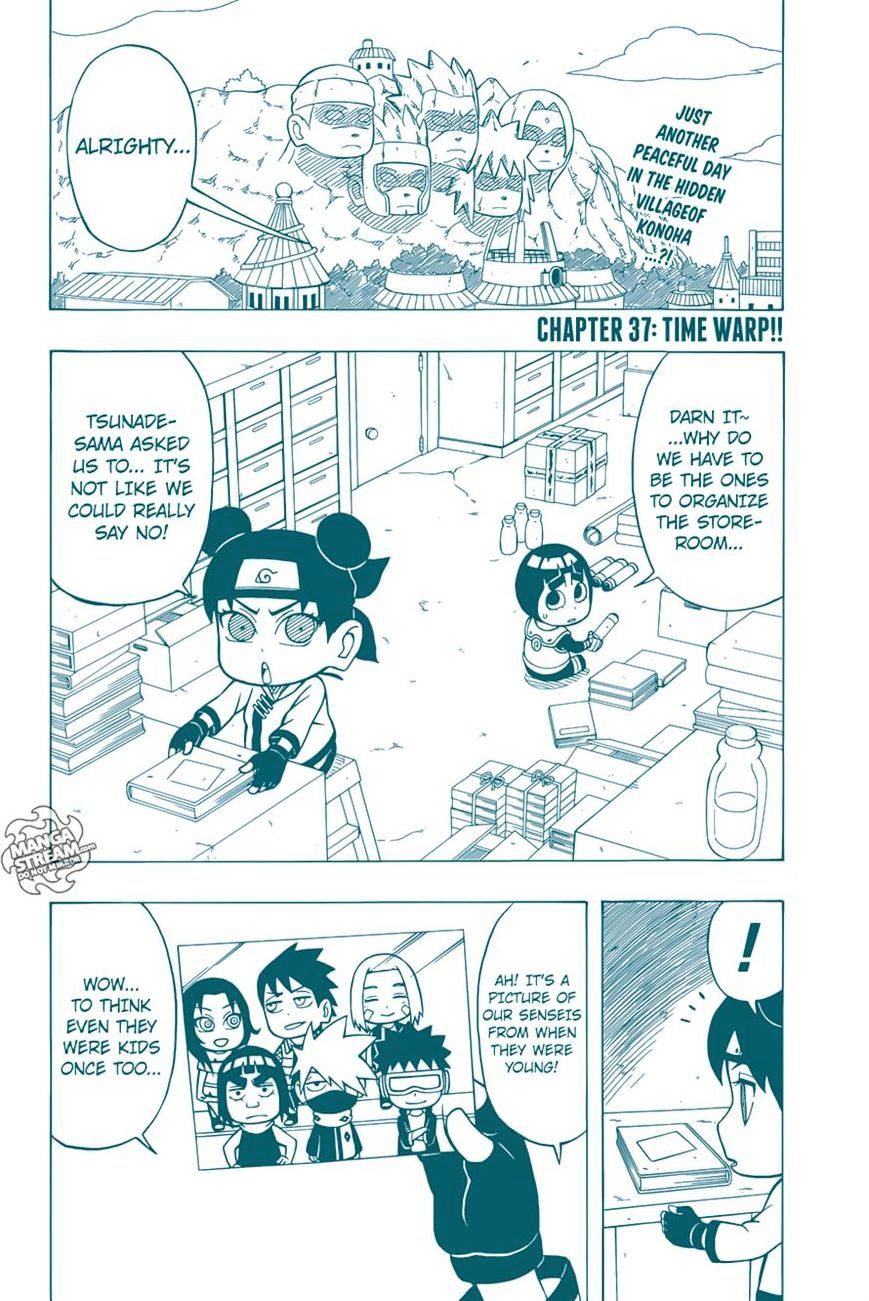 Rock Lee no Seishun Full-Power Ninden Chapter 37 page 2 - Chapter 37: Time Warp!
