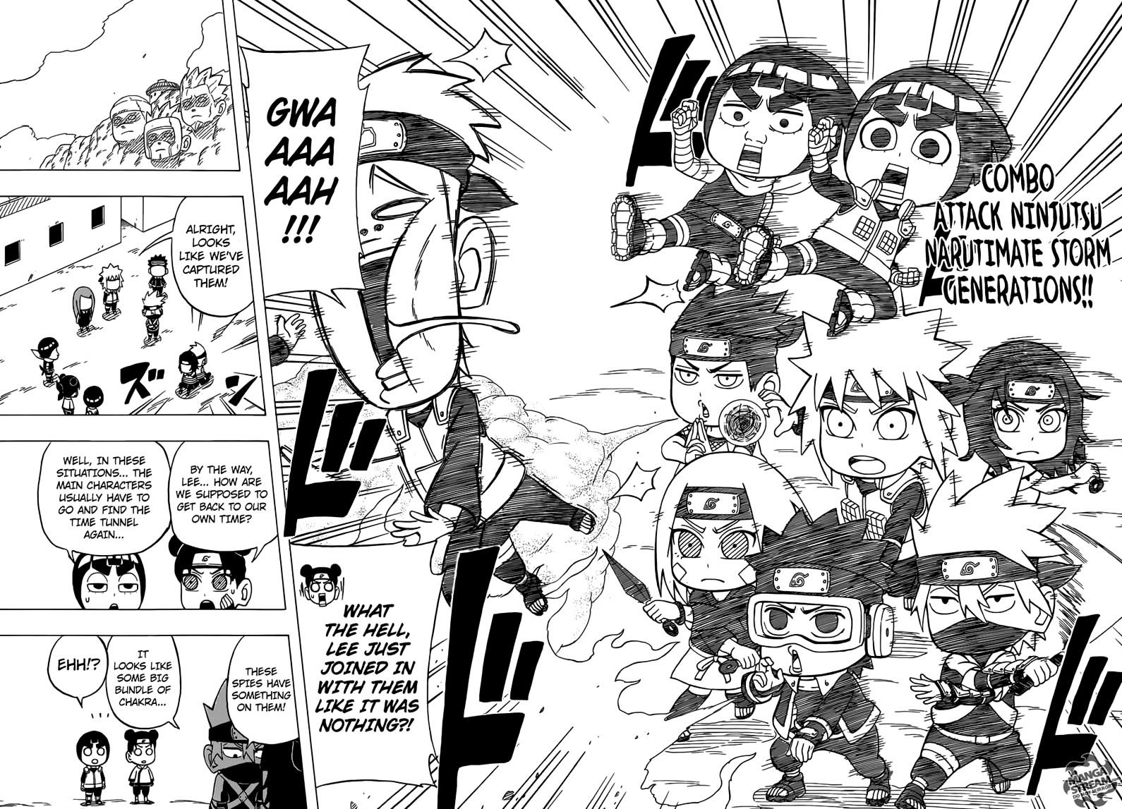 Rock Lee no Seishun Full-Power Ninden Chapter 37 page 22 - Chapter 37: Time Warp!