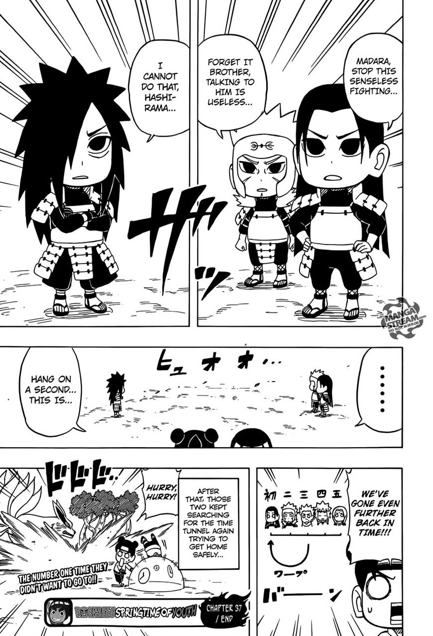 Rock Lee no Seishun Full-Power Ninden Chapter 37 page 24 - Chapter 37: Time Warp!