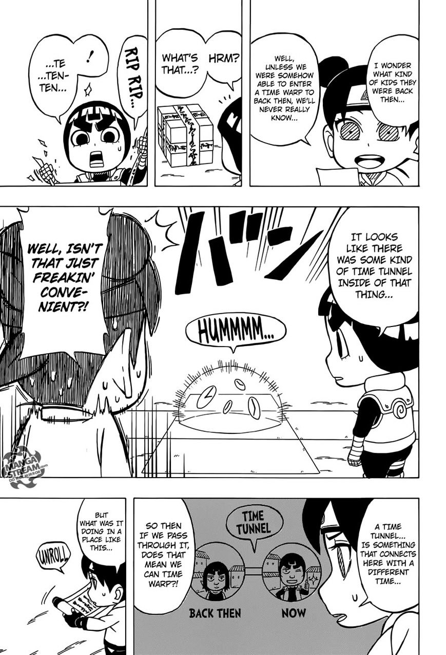 Rock Lee no Seishun Full-Power Ninden Chapter 37 page 3 - Chapter 37: Time Warp!