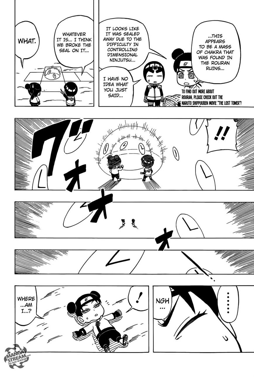 Rock Lee no Seishun Full-Power Ninden Chapter 37 page 4 - Chapter 37: Time Warp!