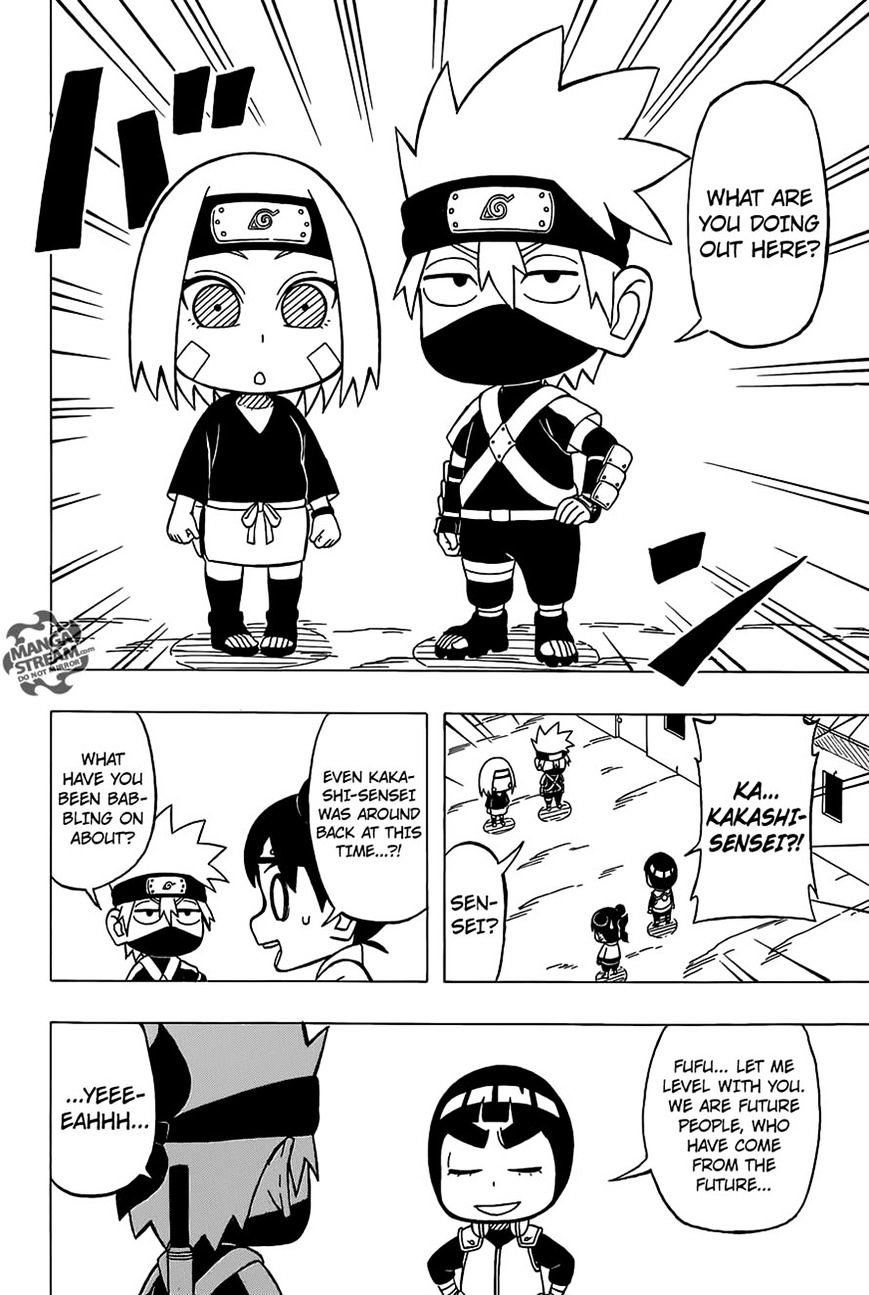 Rock Lee no Seishun Full-Power Ninden Chapter 37 page 6 - Chapter 37: Time Warp!