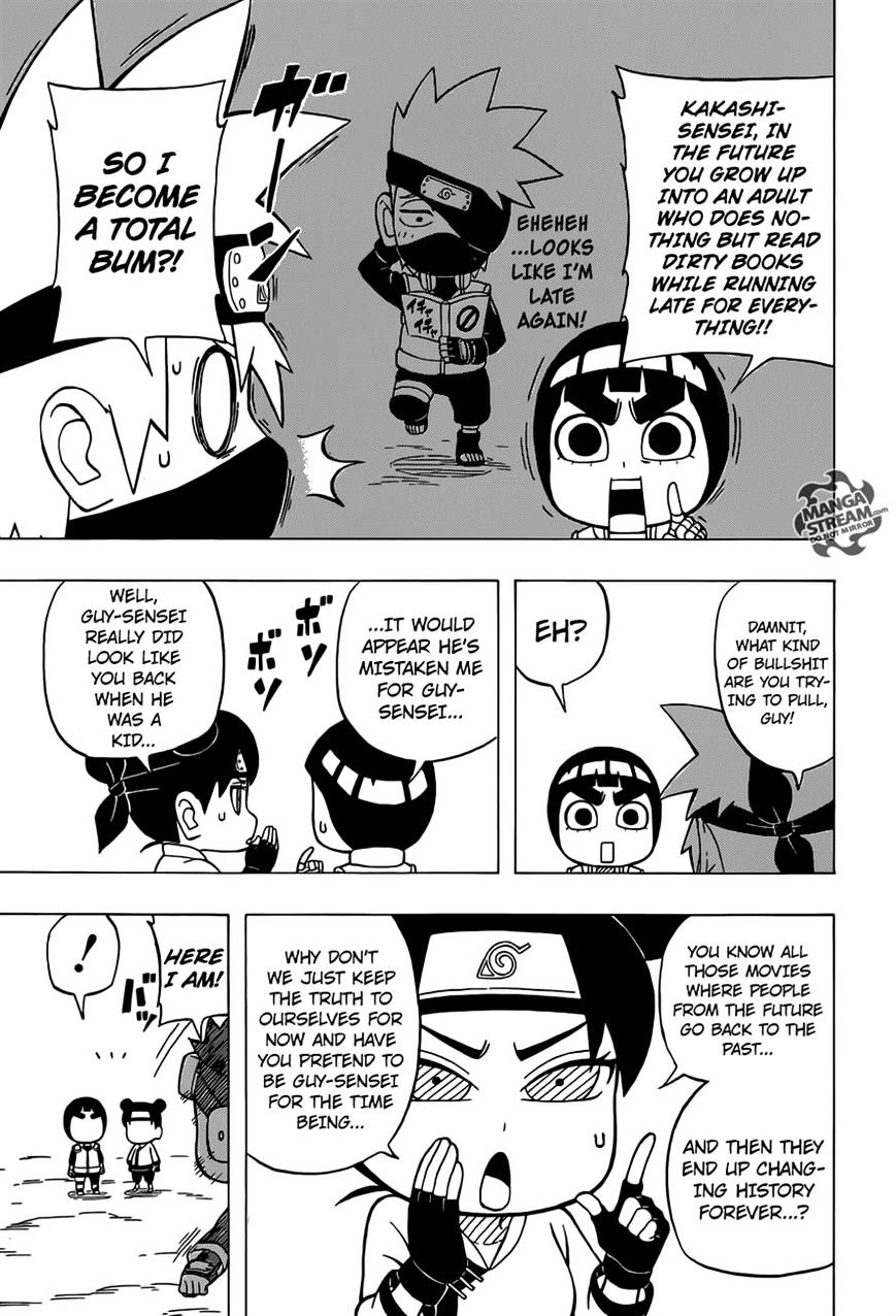 Rock Lee no Seishun Full-Power Ninden Chapter 37 page 7 - Chapter 37: Time Warp!