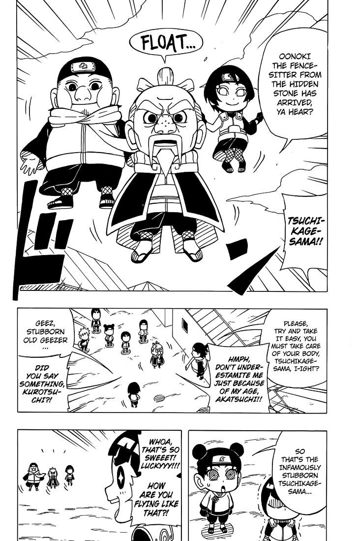 Rock Lee no Seishun Full-Power Ninden Chapter 38 page 13 - Chapter 38: The Five Kages!!