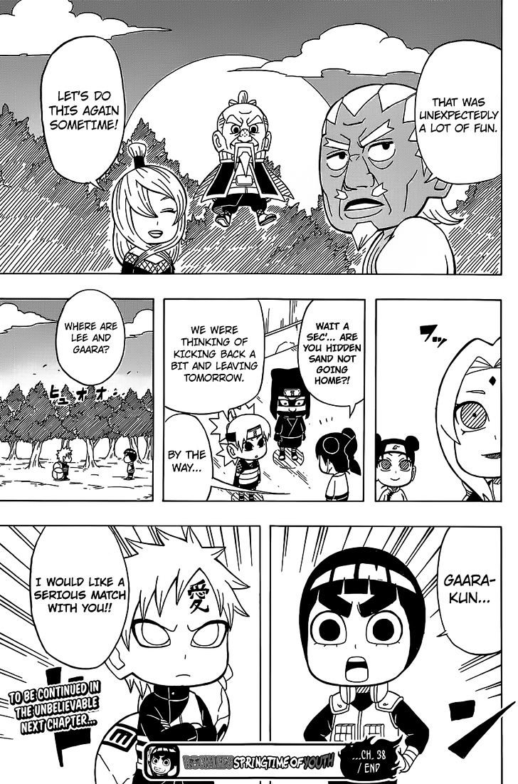 Rock Lee no Seishun Full-Power Ninden Chapter 38 page 24 - Chapter 38: The Five Kages!!