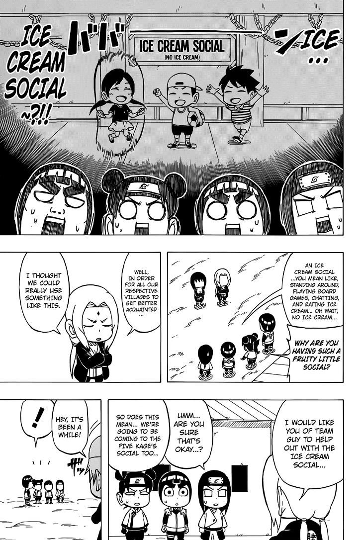Rock Lee no Seishun Full-Power Ninden Chapter 38 page 6 - Chapter 38: The Five Kages!!