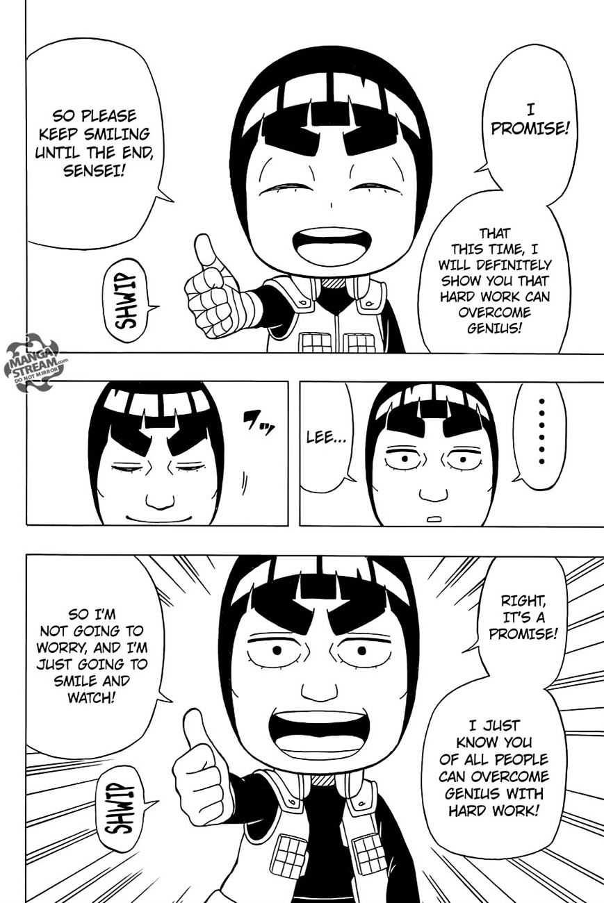Rock Lee no Seishun Full-Power Ninden Chapter 39 page 10 - Chapter 39: A Great Ninja...!! [END]