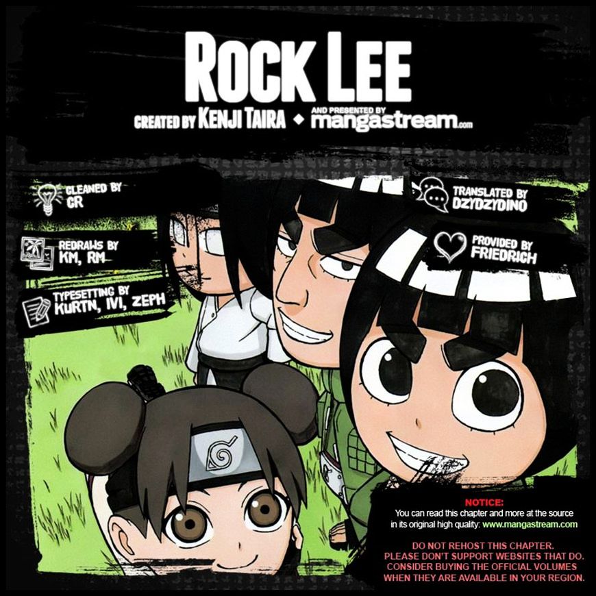Rock Lee no Seishun Full-Power Ninden Chapter 39 page 2 - Chapter 39: A Great Ninja...!! [END]