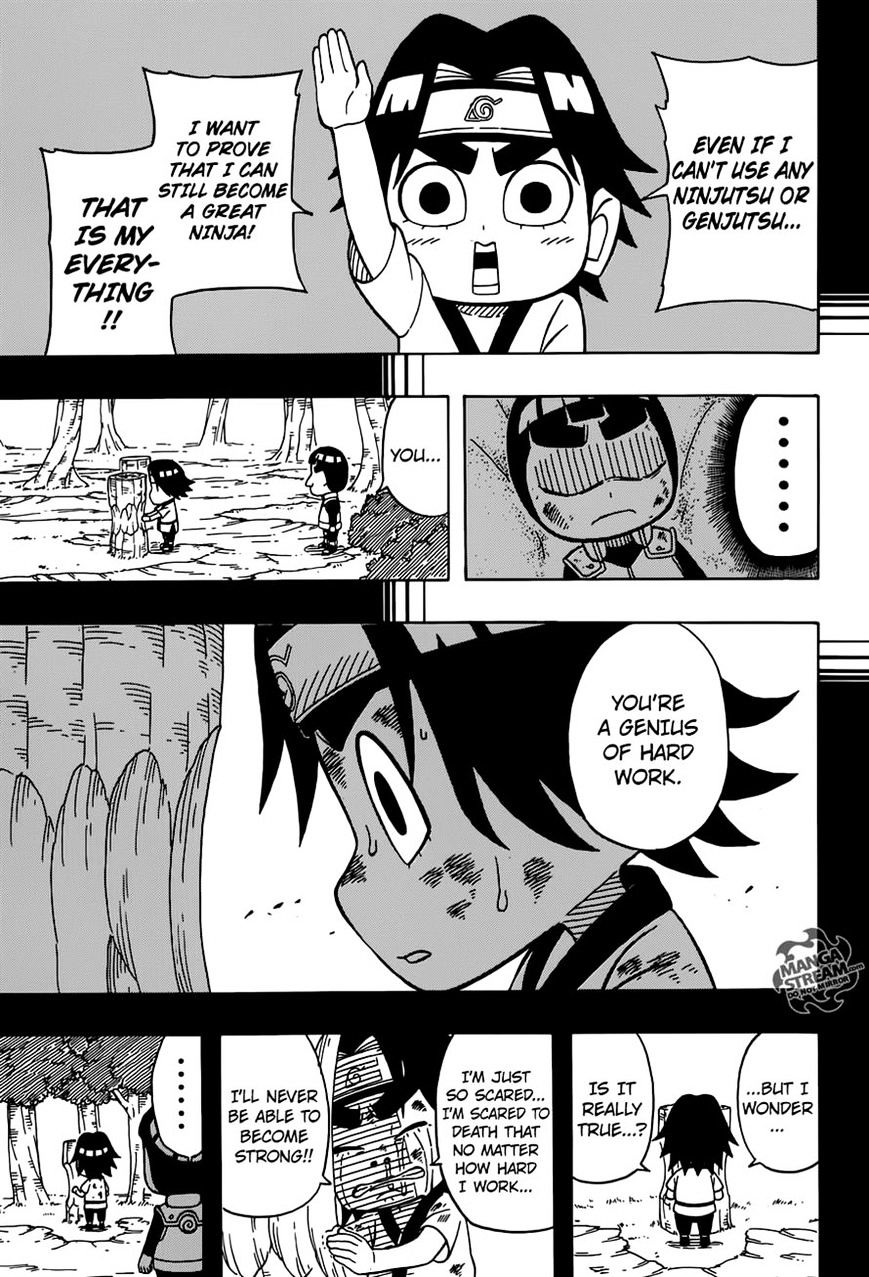 Rock Lee no Seishun Full-Power Ninden Chapter 39 page 25 - Chapter 39: A Great Ninja...!! [END]