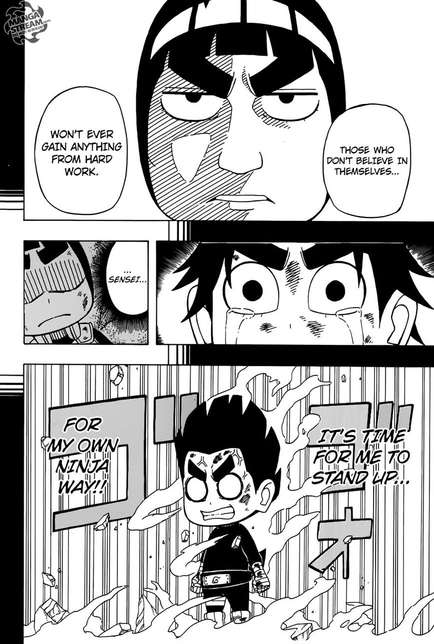 Rock Lee no Seishun Full-Power Ninden Chapter 39 page 26 - Chapter 39: A Great Ninja...!! [END]