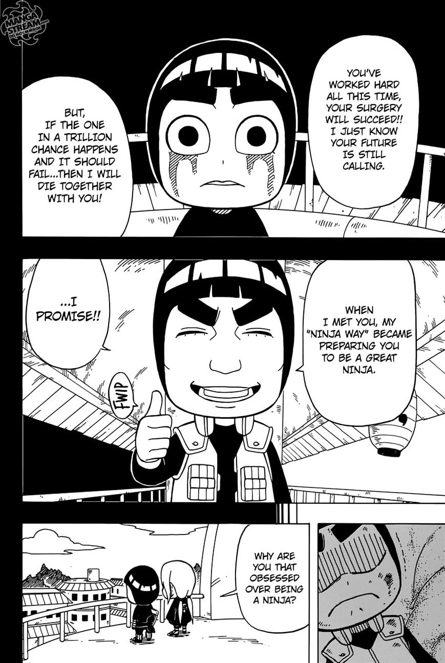Rock Lee no Seishun Full-Power Ninden Chapter 39 page 28 - Chapter 39: A Great Ninja...!! [END]