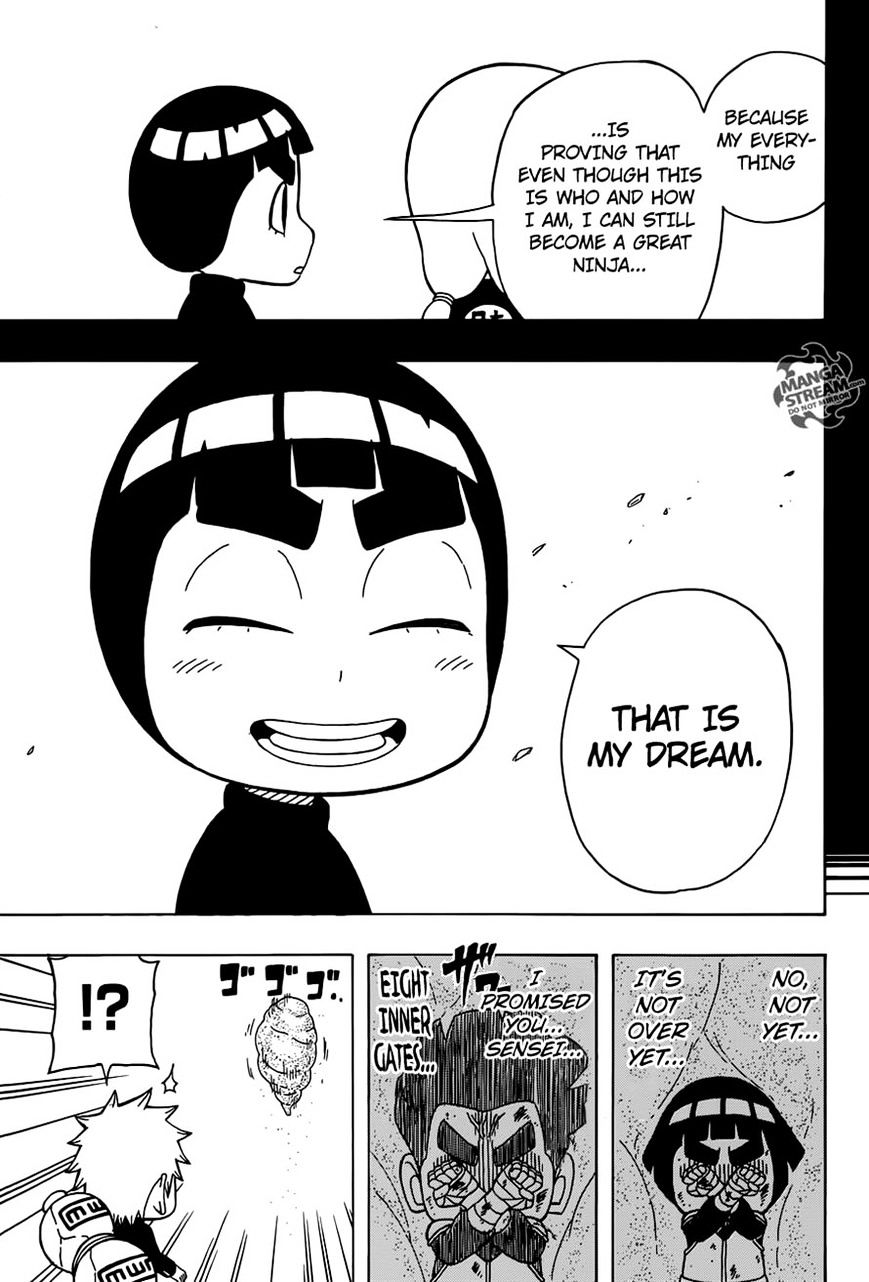 Rock Lee no Seishun Full-Power Ninden Chapter 39 page 29 - Chapter 39: A Great Ninja...!! [END]