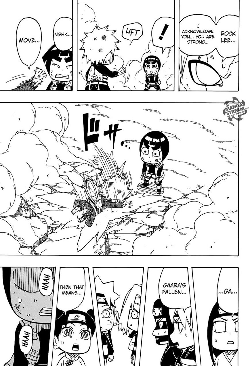Rock Lee no Seishun Full-Power Ninden Chapter 39 page 34 - Chapter 39: A Great Ninja...!! [END]