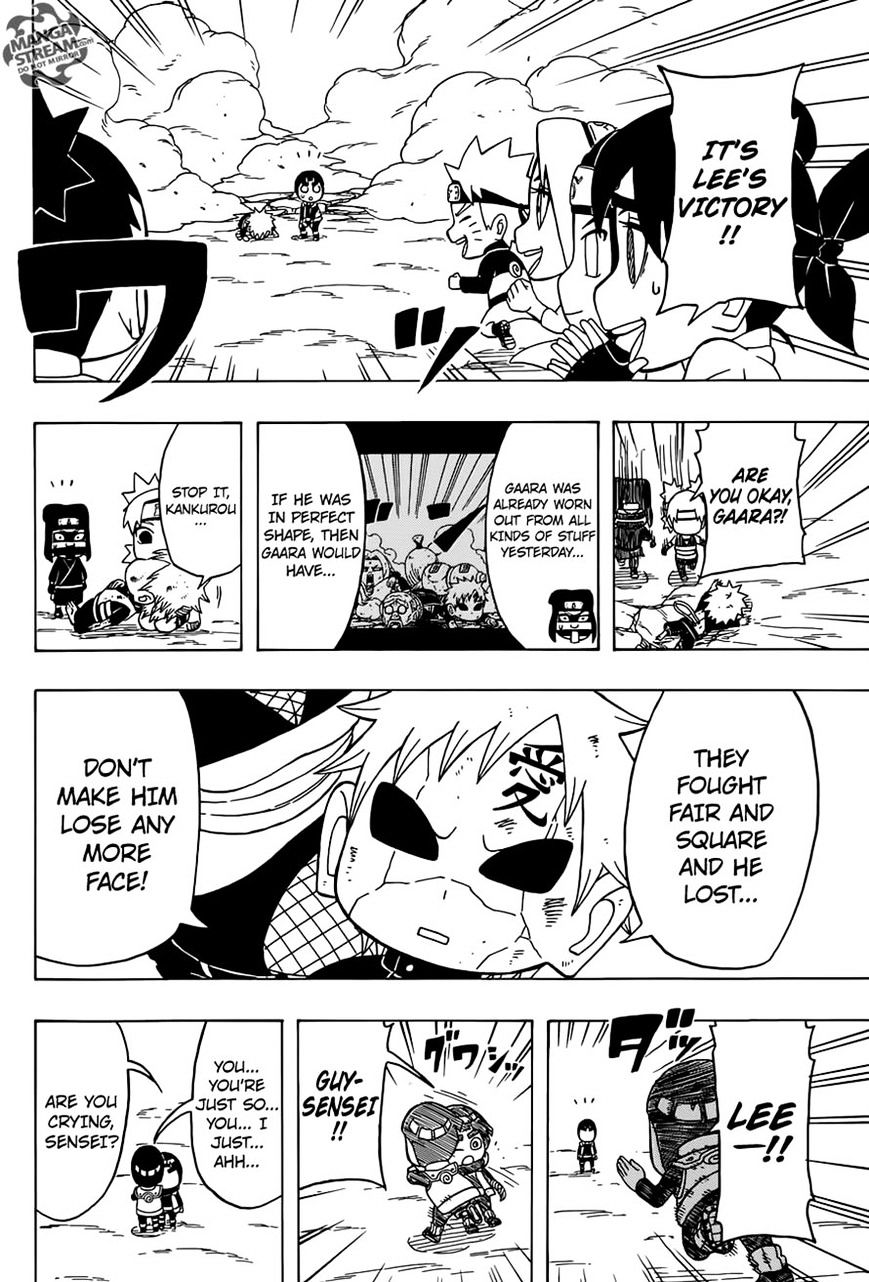 Rock Lee no Seishun Full-Power Ninden Chapter 39 page 35 - Chapter 39: A Great Ninja...!! [END]
