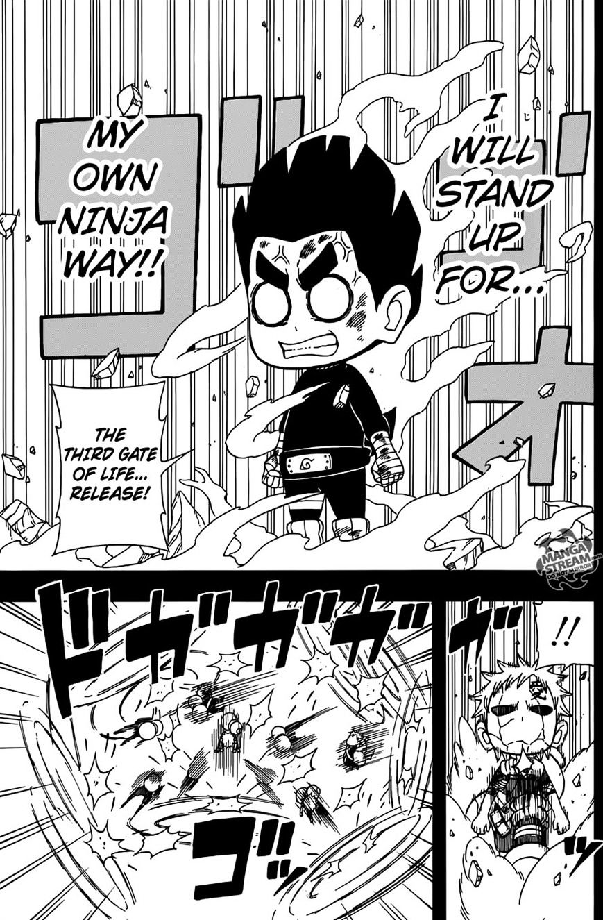 Rock Lee no Seishun Full-Power Ninden Chapter 39 page 5 - Chapter 39: A Great Ninja...!! [END]