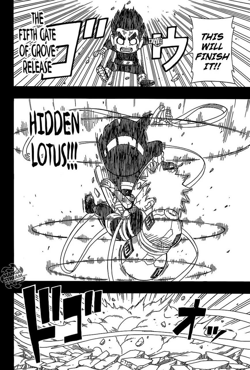 Rock Lee no Seishun Full-Power Ninden Chapter 39 page 6 - Chapter 39: A Great Ninja...!! [END]