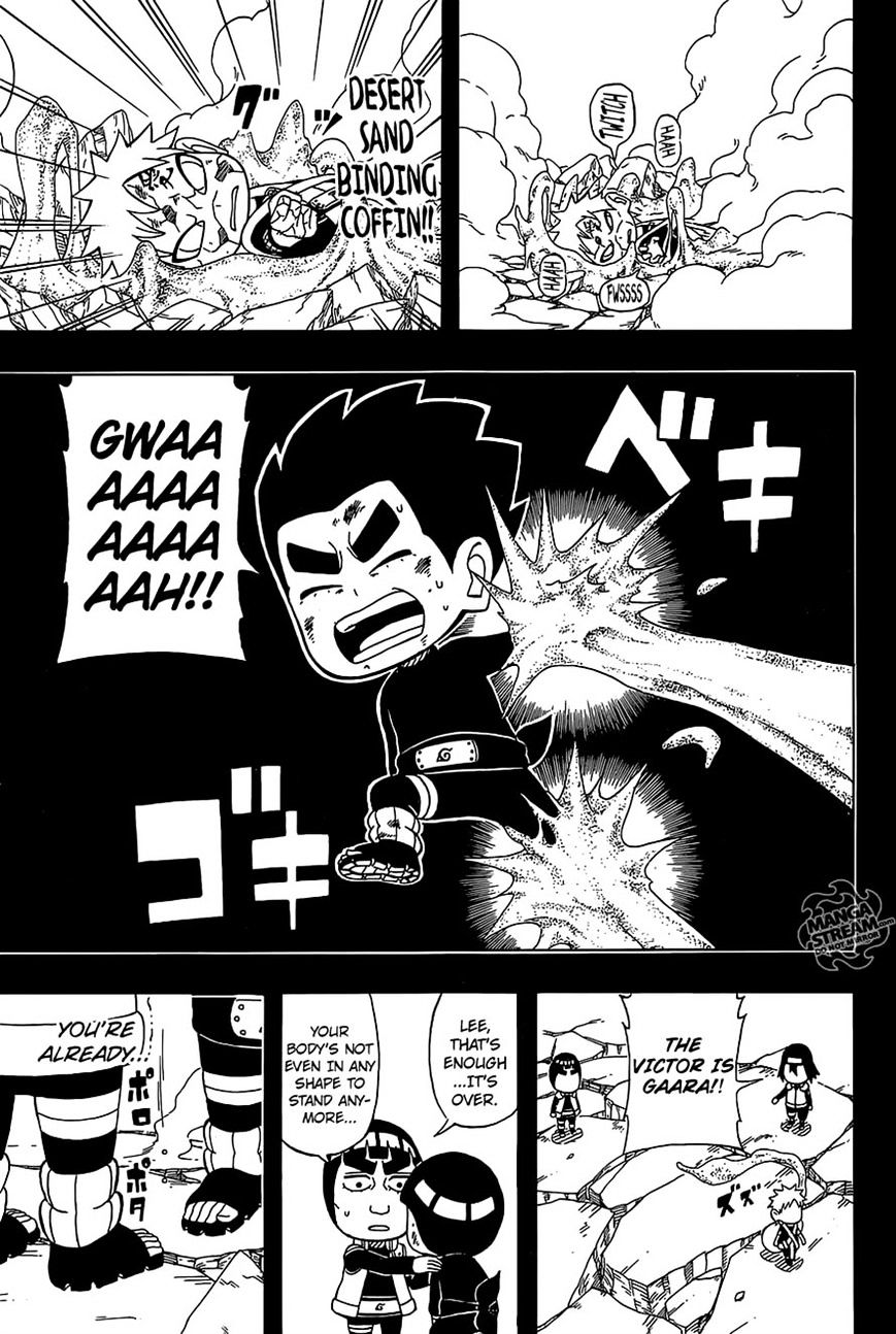 Rock Lee no Seishun Full-Power Ninden Chapter 39 page 7 - Chapter 39: A Great Ninja...!! [END]