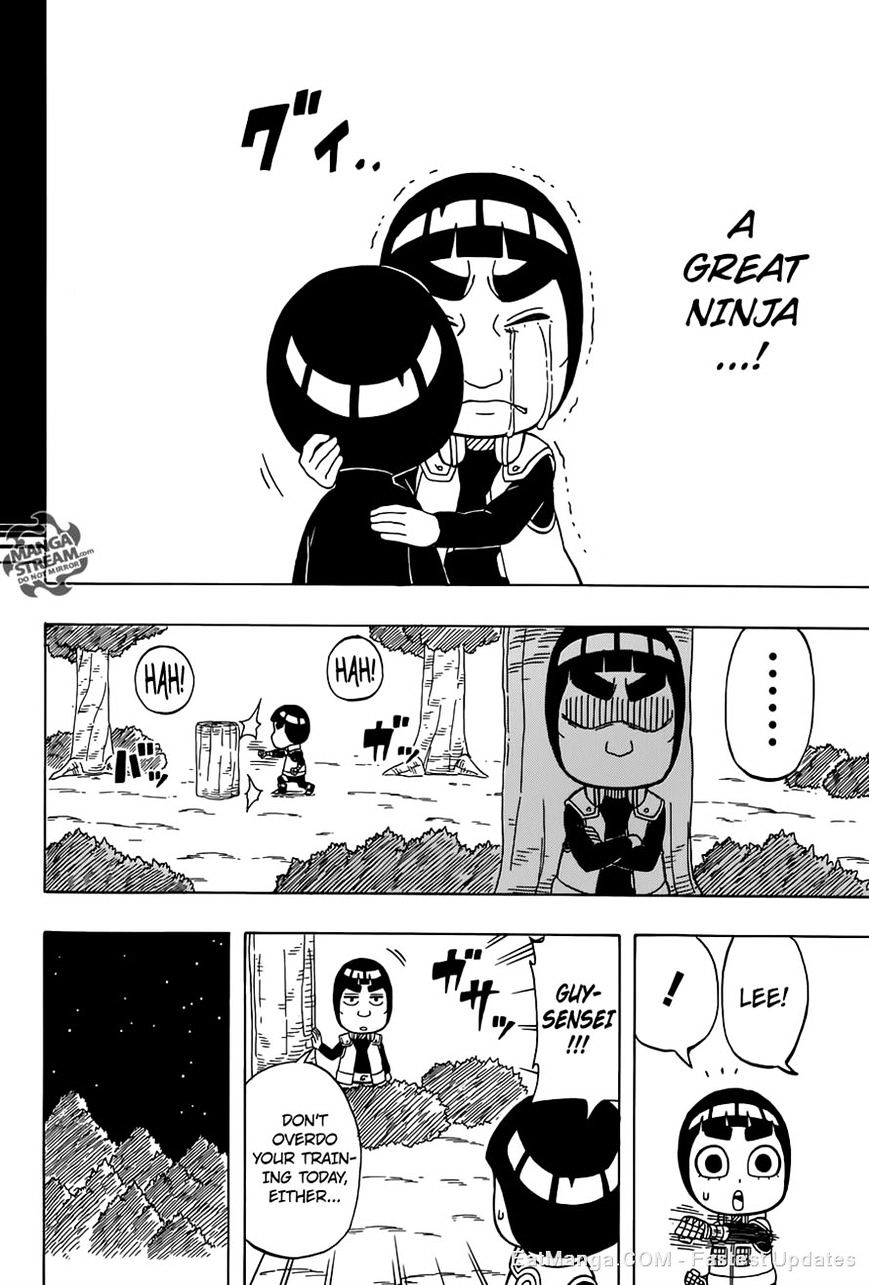 Rock Lee no Seishun Full-Power Ninden Chapter 39 page 8 - Chapter 39: A Great Ninja...!! [END]