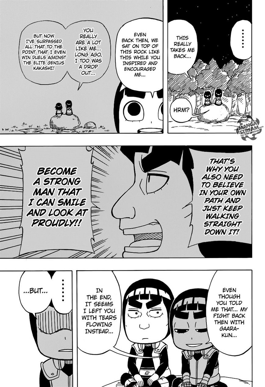Rock Lee no Seishun Full-Power Ninden Chapter 39 page 9 - Chapter 39: A Great Ninja...!! [END]