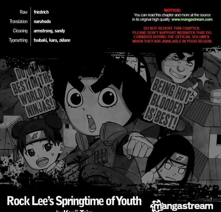 Rock Lee no Seishun Full-Power Ninden Chapter 4 page 2 - Chapter 4: Copy Ninja Rock Lee!?