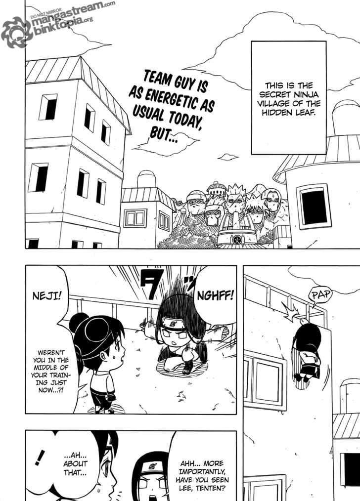 Rock Lee no Seishun Full-Power Ninden Chapter 4 page 3 - Chapter 4: Copy Ninja Rock Lee!?