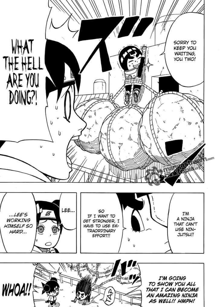 Rock Lee no Seishun Full-Power Ninden Chapter 4 page 4 - Chapter 4: Copy Ninja Rock Lee!?