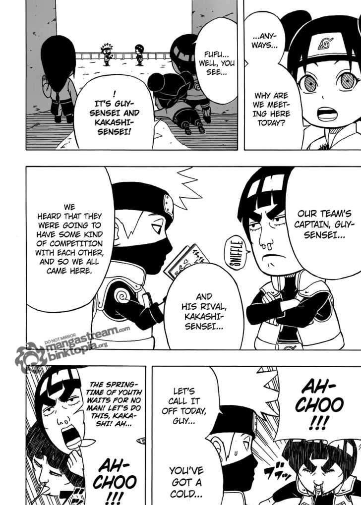 Rock Lee no Seishun Full-Power Ninden Chapter 4 page 5 - Chapter 4: Copy Ninja Rock Lee!?